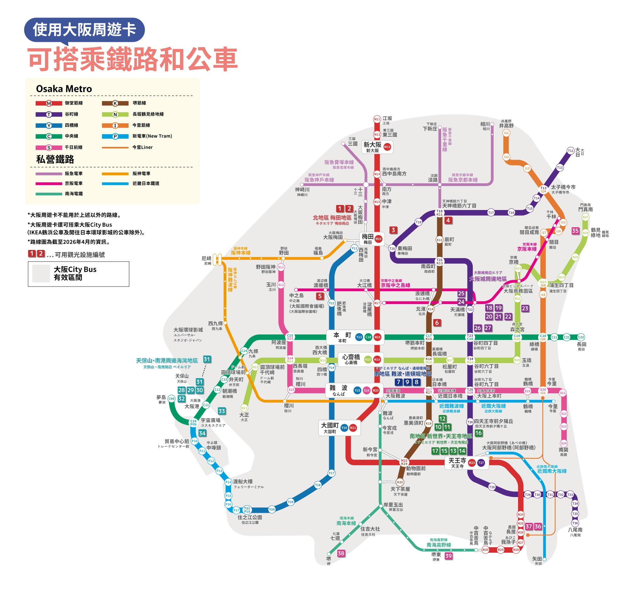 大阪周遊卡一般版