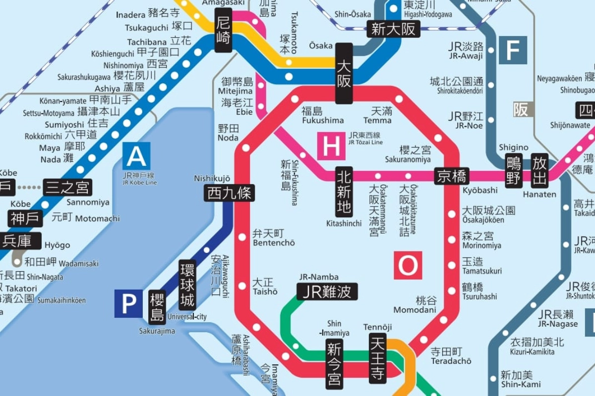 大阪環球影城：交通動線