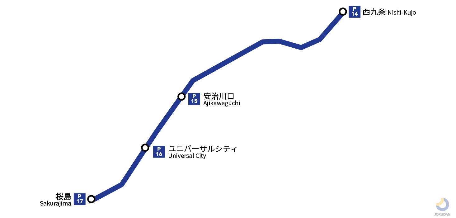 JR夢咲線路線圖