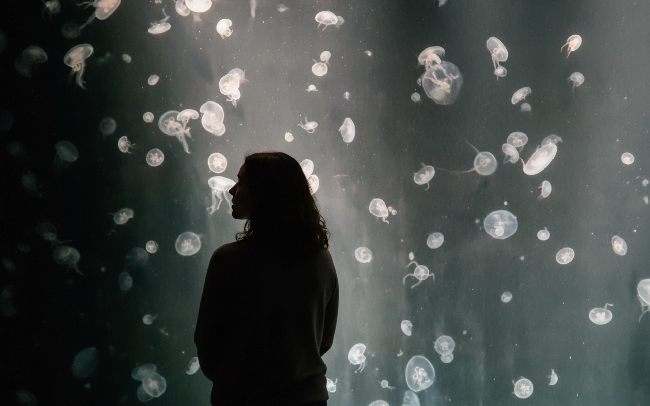 大阪海遊館海月銀河展區