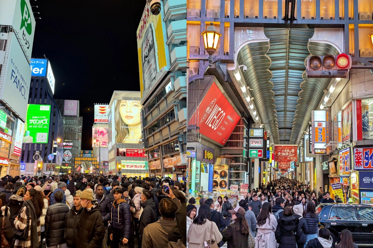 2025-2026大阪跨年活動：跨年前逛個心齋橋、道頓堀，倒數完居酒屋續攤