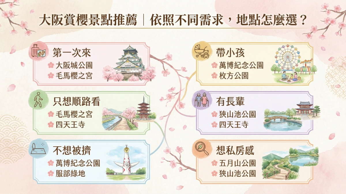 大阪賞櫻景點推薦
