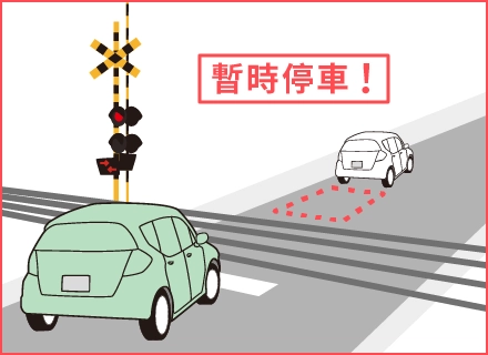 通過鐵路平交道前需暫時停車