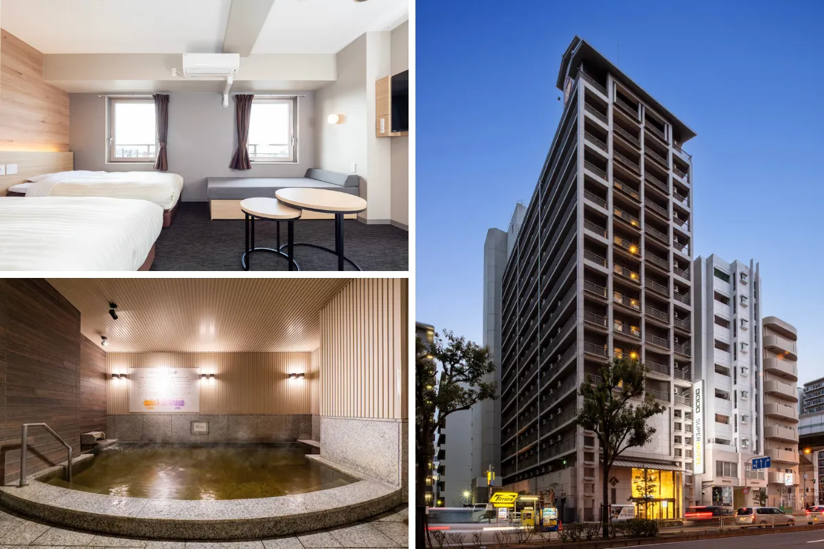 大阪溫泉：Super Hotel