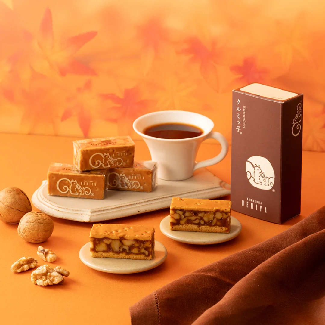 鎌倉必買零食 鎌倉紅谷 KAMAKURA BENIYA 小松鼠核桃餅