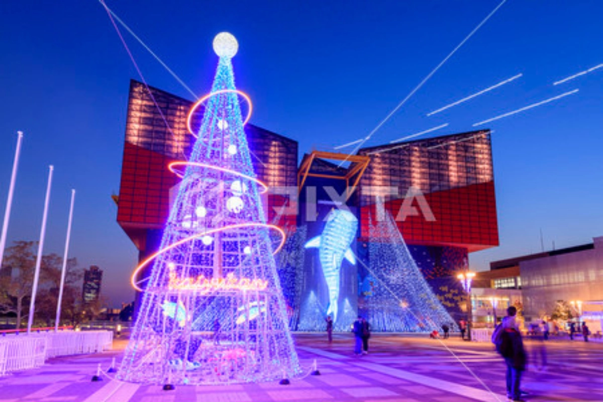 天保山海遊館聖誕燈飾