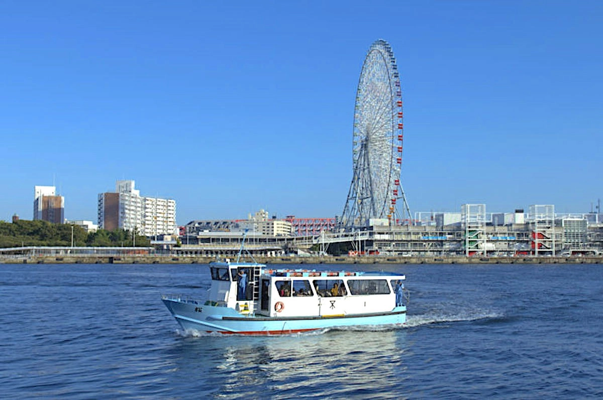 大阪弁天町民宿｜推薦景點｜天保山渡船 Tempozan Ferry（小渡輪）