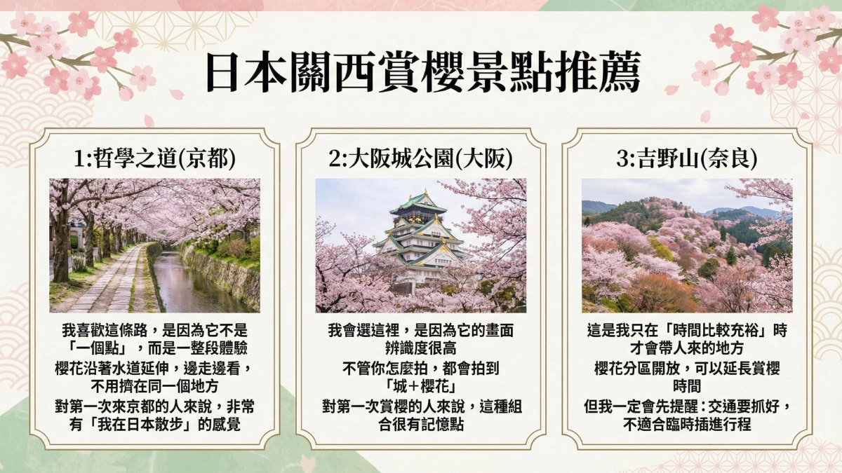日本關西賞櫻景點推薦