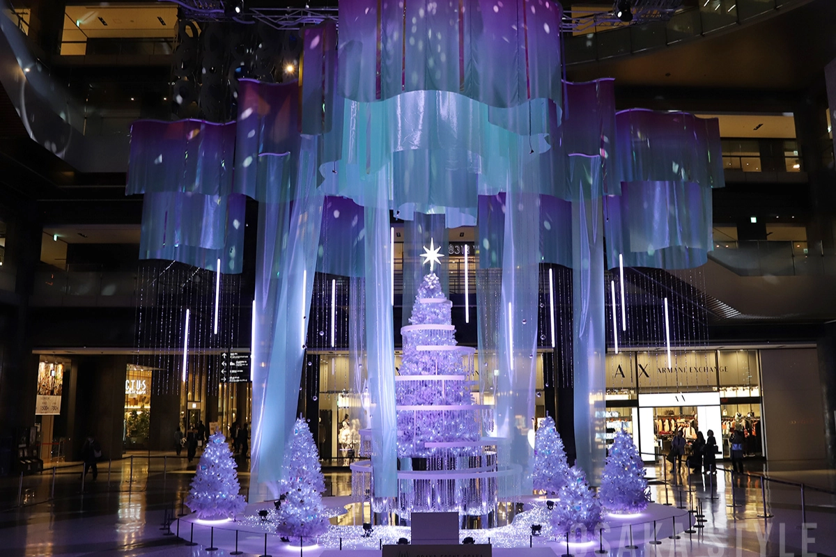 GRAND FRONT Osaka 北館前廣場聖誕燈飾