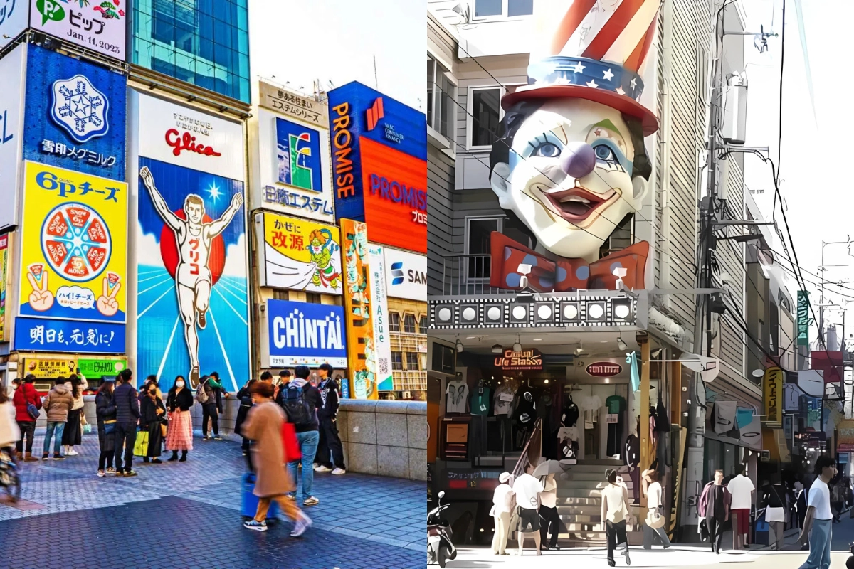 大阪道頓堀、美國村