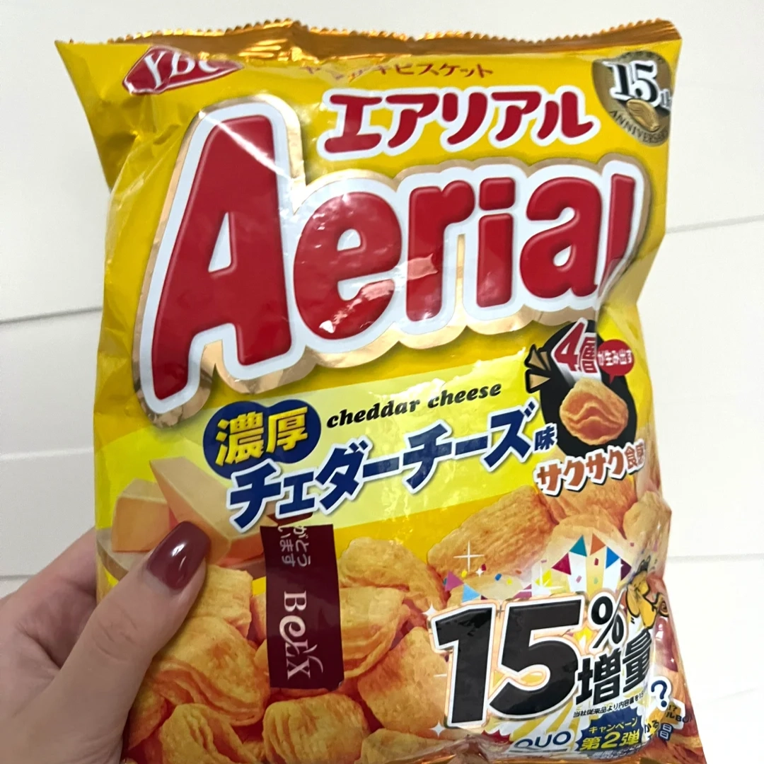 日本超商必買零食 Aerial 濃厚巧達起司餅乾