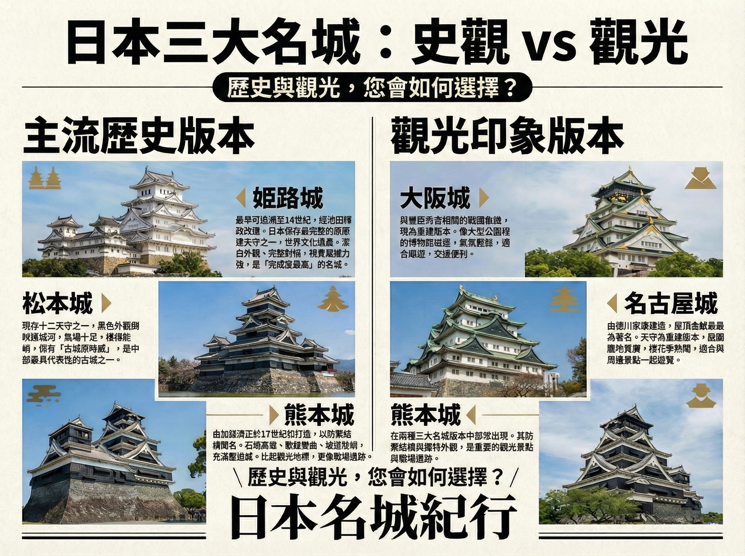 日本三大名城是哪三個?