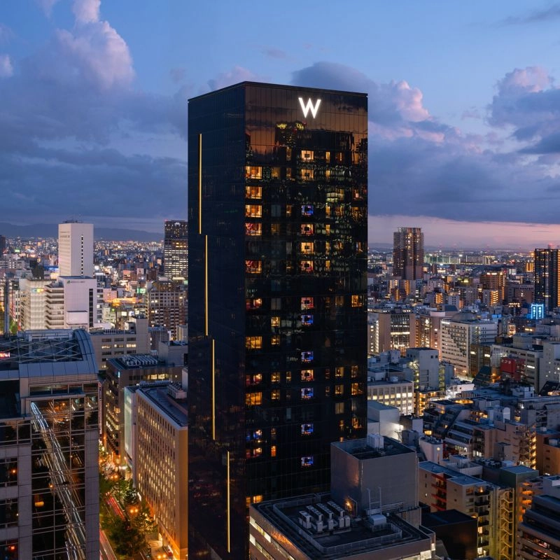 圖片來源:W Osaka 官方網站,為飯店官方提供之形象照。
