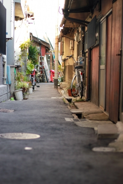 中崎町的巷道