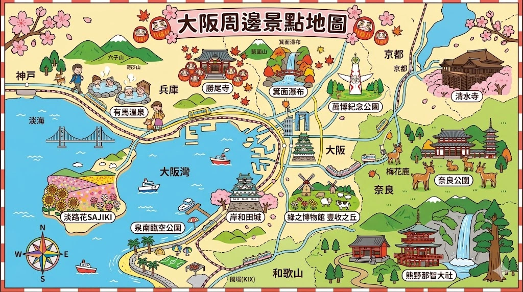 大阪周邊景點