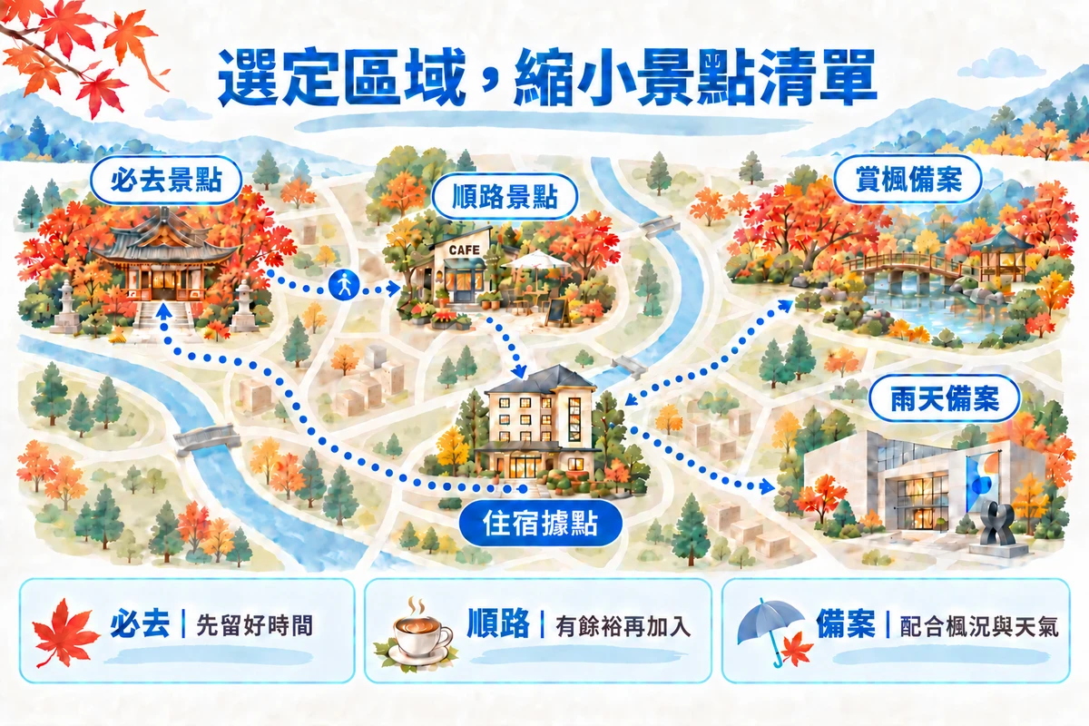 日本楓葉自由行路線規劃